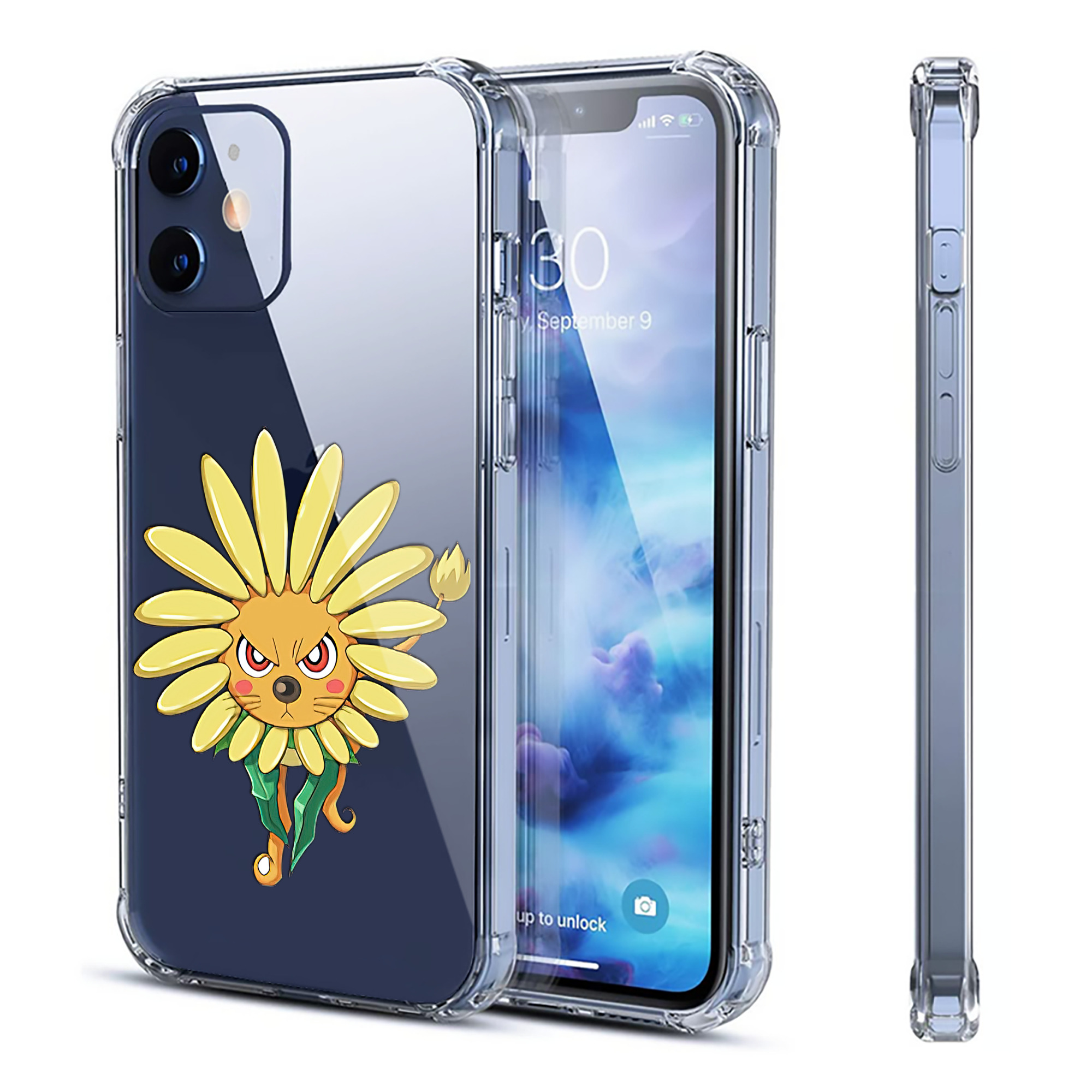 （画像用） 遊☆戯☆王 Yu-Gi-Oh! 【iPhone 12シリーズ対応】透明スマホケース（クリアソフトケース）